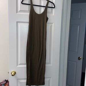 Olive green body on dress